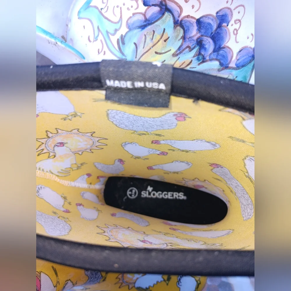 Sloggers Garden/Rain Boots Bright Sunny Chickens - Picture 7 of 9